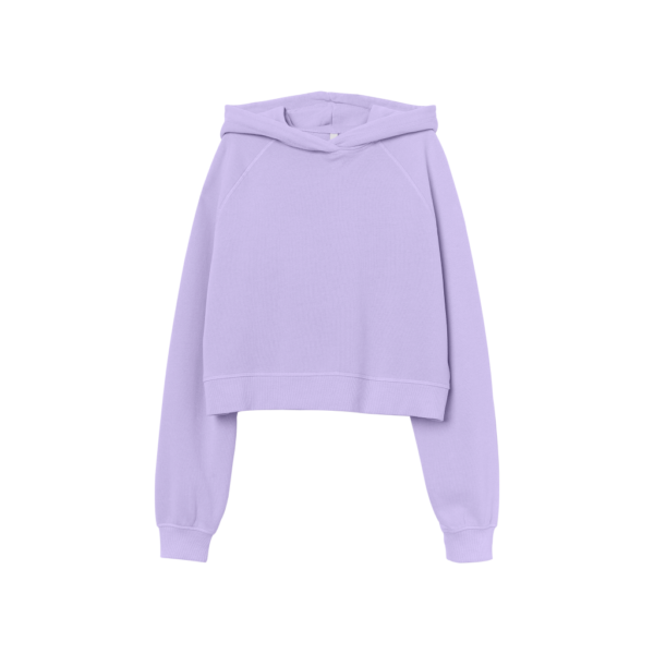 Light Green Cropped Hoodie - Image 2